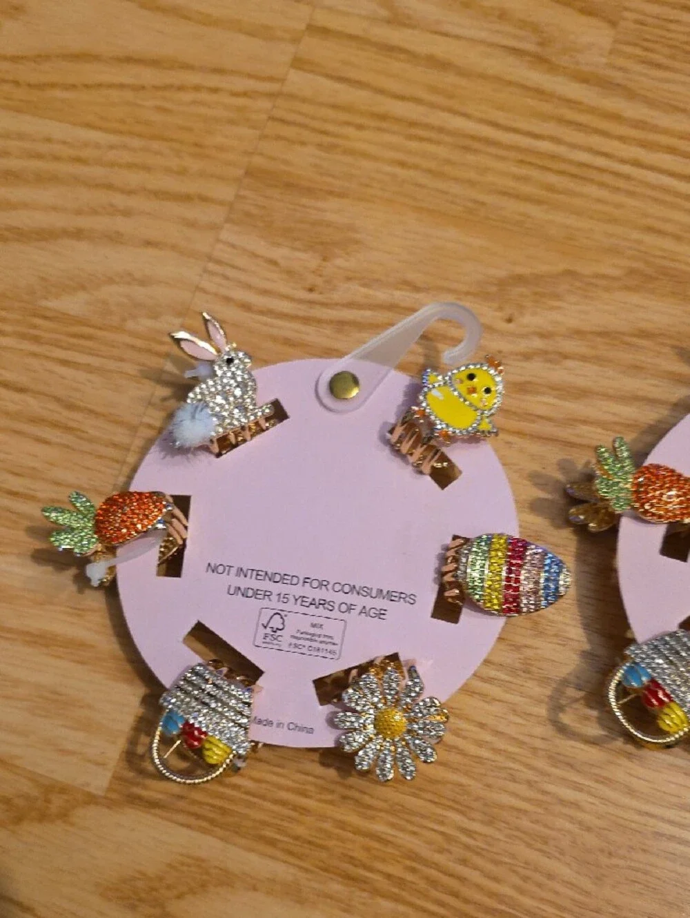 Piper·k Easter Charm Hair Clips Set